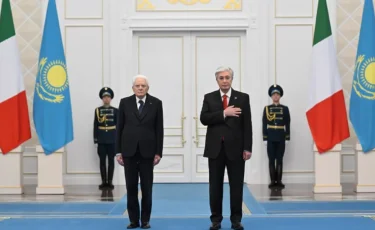 Тоқаев Ақордада Италия президентін қарсы алды