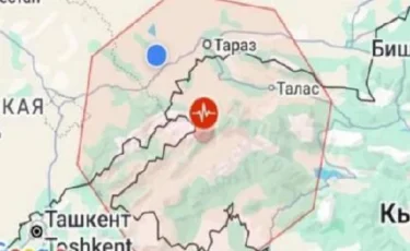 Қазақстанның оңтүстігінде жер сілкінісі болды