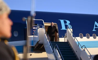 Ильхам Алиев прибыл в Казахстан