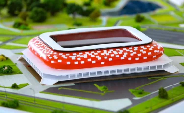 В Актюбинской области строят крупнейший футбольный стадион