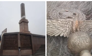 Солтүстік Қазақстанда Міржақып Дулатовтың ескертіш-мемориалын қиратып кетті