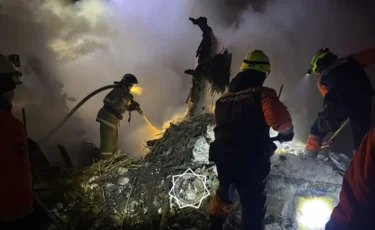 СҚО-дағы өрт: Әке мен бала көз жұмды