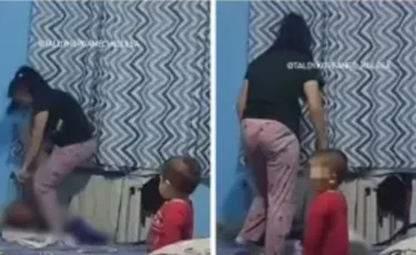 Жительница Жаркента привязала к батарее собственного ребенка и жестоко его избила