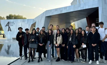 Образование вне аудитории: студенты КазНУ посетили Almaty Museum of Arts