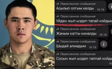 «Жаным қиналды, пакетке асылып көрдім»: Жағы сынған сарбаздың жазған хаттары тарады