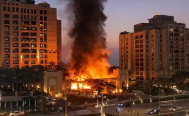 Дубайдағы зымыран түскен элиталық кешеннен қазақтарға тиесілі 97 пәтер анықталды