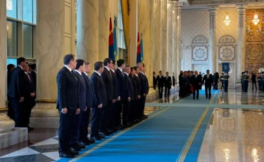 Тоқаев Моңғолия президентін Ақордада қарсы алды