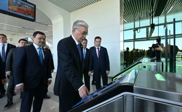Токаев запустил работу Astana LRT