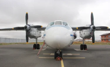 Гвардейцы проводили на «пенсию» последний Ан-26 в Казахстане