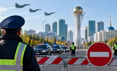 Военные самолеты над Астаной и перекрытие улиц: СГО выступила с предупреждением